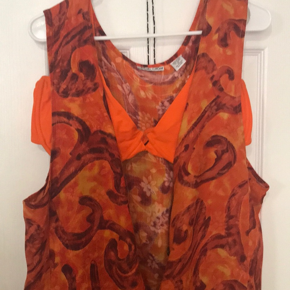 Marla Kim Button down Dress or beach cover up .